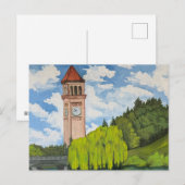 Uitzicht op River Front Park  Briefkaart (Voorkant / Achterkant)