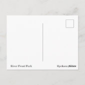 Uitzicht op River Front Park  Briefkaart (Achterkant)