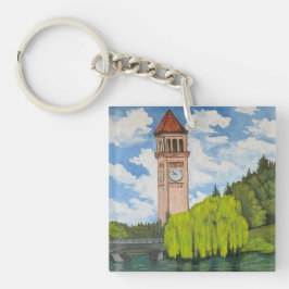 Uitzicht op River Front Park  Sleutelhanger