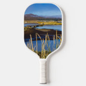 Uitzicht op Saudarkrokur en Skagafjordur, IJsland Pickleball Paddle (Voorkant)