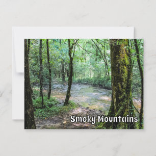 Uitzicht op Smoky Mountains Cataract Falls Wandelp Briefkaart