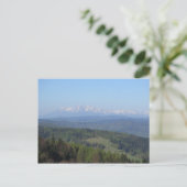 Uitzicht op Tatras van Beskids Briefkaart (Staand voorkant)