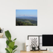 Uitzicht op Tatras van Beskids Poster (Thuiskantoor)