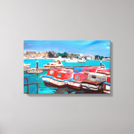 Uitzicht op The Broads Canvas Afdruk