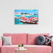 Uitzicht op The Broads Canvas Afdruk (Insitu (Woonkamer))