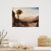 Uitzicht Orvieto, in Rome geschilderd door Joseph  Poster (Keuken)