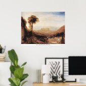 Uitzicht Orvieto, in Rome geschilderd door Joseph  Poster (Thuiskantoor)