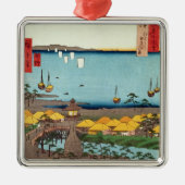 Uitzicht Osaka Metalen Ornament (Voorkant)