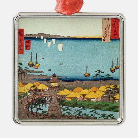 Uitzicht Osaka Metalen Ornament (Voorkant)