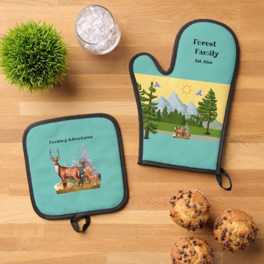 Uitzicht Ovenwant & Pannenlap Set (Top down)