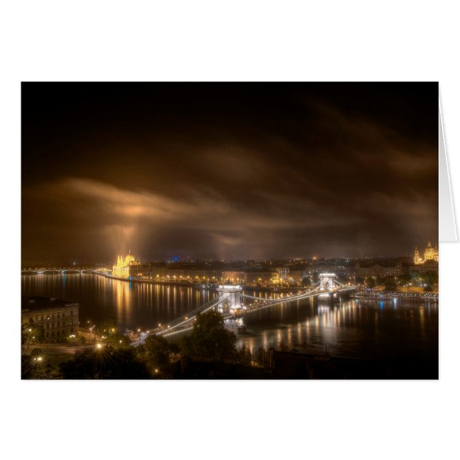 Uitzicht over Boedapest uit Buda Castle (Voorkant Horizontaal)