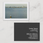 Uitzicht over Cardiff Bay (Borded) Visitekaartje (Voorkant / Achterkant)