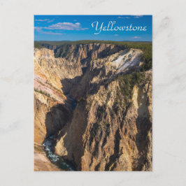 Uitzicht over de Grand Canyon van de Yellowstone Briefkaart