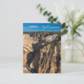 Uitzicht over de Grand Canyon van de Yellowstone Briefkaart (Staand voorkant)