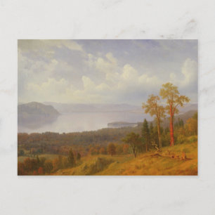 Uitzicht over de Hudson die over de Tappen Zee kij Briefkaart