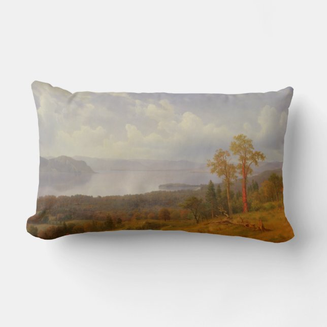 Uitzicht over de Hudson die over de Tappen Zee kij Kussen (Voorkant)