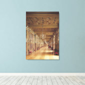 Uitzicht over de lengte van de Galerij van Francis Canvas Afdruk (Insitu (Houten vloer))