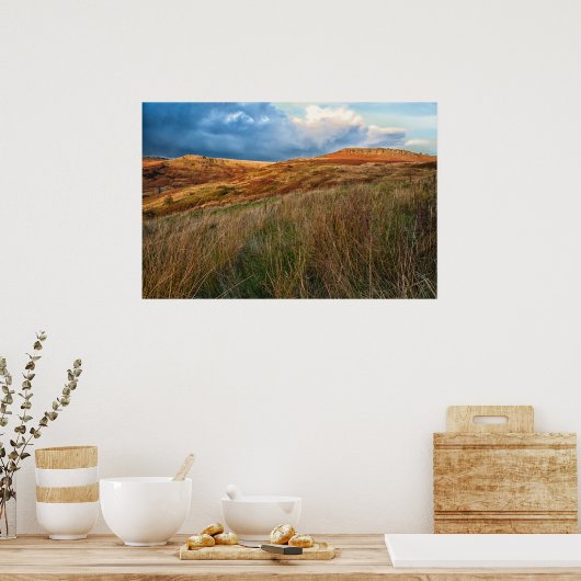 Uitzicht over de Moors Poster (Keuken)