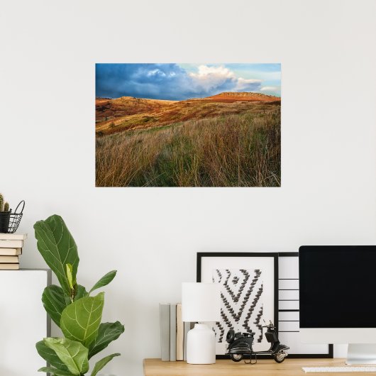 Uitzicht over de Moors Poster (Thuiskantoor)