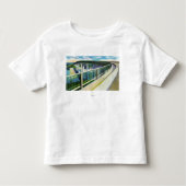 Uitzicht over de rivier de Connecticut Kinder Shirts (Voorkant)