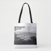 Uitzicht over de vallei van Araluen Tote Bag (Voorkant)