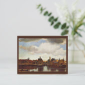 Uitzicht over delft, van Johannes Vermeer (beste k Briefkaart (Staand voorkant)