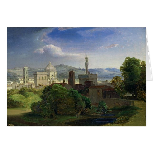 Uitzicht over Florence, c.1829 (Voorkant Horizontaal)