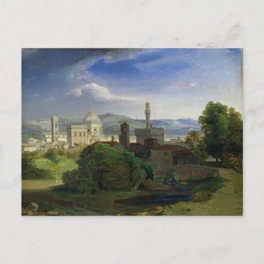 Uitzicht over Florence, c.1829 Briefkaart (Voorkant)