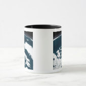 Uitzicht over Groenland en de Arctische Oceaan Mok (Midden)