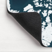 Uitzicht over Groenland en de Arctische Oceaan Muismat (Hoek)