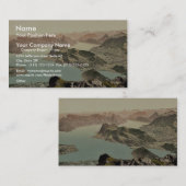 Uitzicht over het meer van vier kanonnen, Pilatus, Visitekaartje (Voorkant / Achterkant)