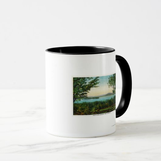 Uitzicht over het Rangeley Lake Mok (Voorkant rechts)