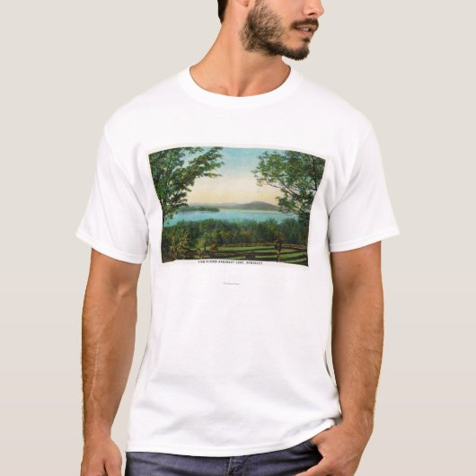 Uitzicht over het Rangeley Lake T-shirt (Voorkant)