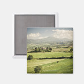 Uitzicht over het Toscaanse landschap tot boerderi Magneet (Voorkant / Achterkant)