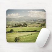 Uitzicht over het Toscaanse landschap tot boerderi Muismat (Met muis)