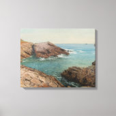 Uitzicht over het Zee (kustlandschap) (zeeën) Canvas Afdruk (Voorkant)