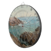 Uitzicht over het Zee (kustlandschap) (zeeën) Dartbord (Voorkant Rechts)