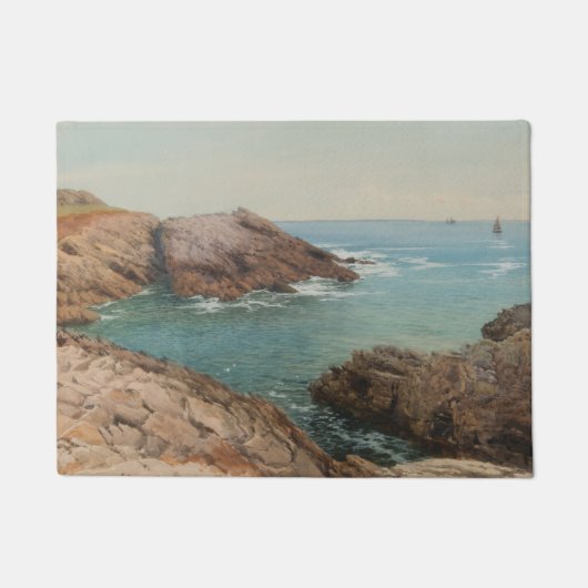 Uitzicht over het Zee (kustlandschap) (zeeën) Deurmat (Voorkant)