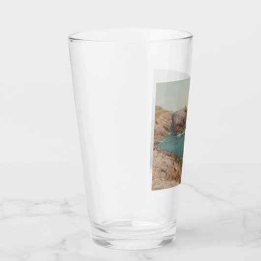 Uitzicht over het Zee (kustlandschap) (zeeën) Glas (Rechts)