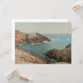 Uitzicht over het Zee (kustlandschap) (zeeën) Kaart (Voorkant / Achterkant in situ)