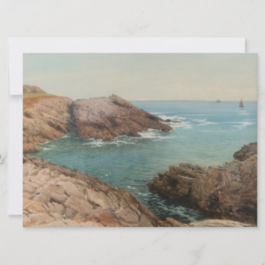 Uitzicht over het Zee (kustlandschap) (zeeën) Kaart (Voorkant)