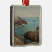 Uitzicht over het Zee (kustlandschap) (zeeën) Metalen Ornament (Rechts)