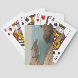 Uitzicht over het Zee (kustlandschap) (zeeën) Pokerkaarten