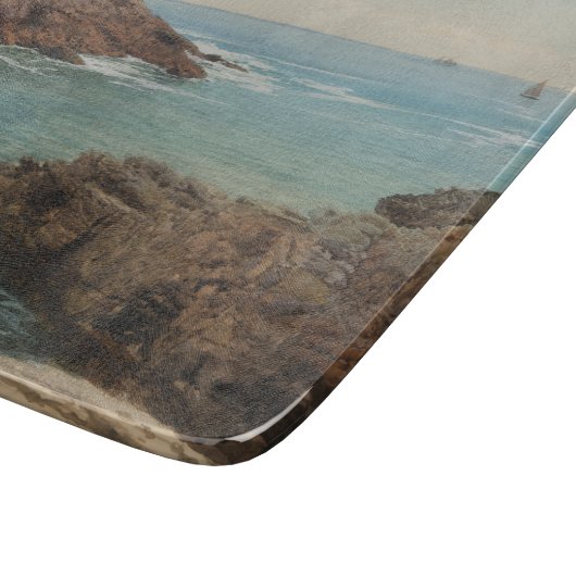 Uitzicht over het Zee (kustlandschap) (zeeën) Snijplank (Hoek)