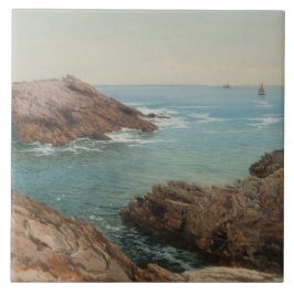 Uitzicht over het Zee (kustlandschap) (zeeën) Tegeltje