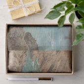 Uitzicht over het Zee (kustlandschap) (zeeën) Tissuepapier (Geschenk)