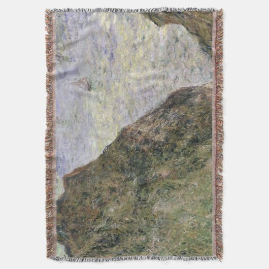 Uitzicht over het Zee van Claude Monet Deken (Voorkant Verticaal)