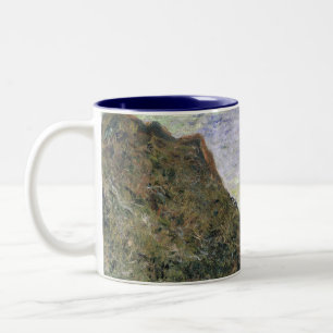 Uitzicht over het Zee van Claude Monet Tweekleurige Koffiemok