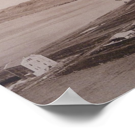 Uitzicht over het Zee van Galilea in het heilige l Poster (Hoek)