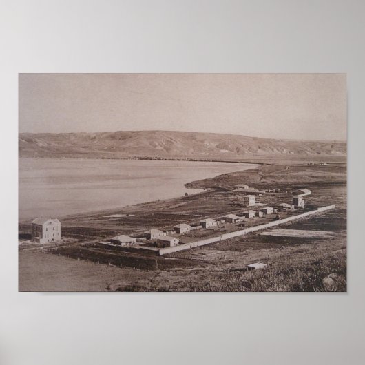 Uitzicht over het Zee van Galilea in het heilige l Poster (Voorkant)